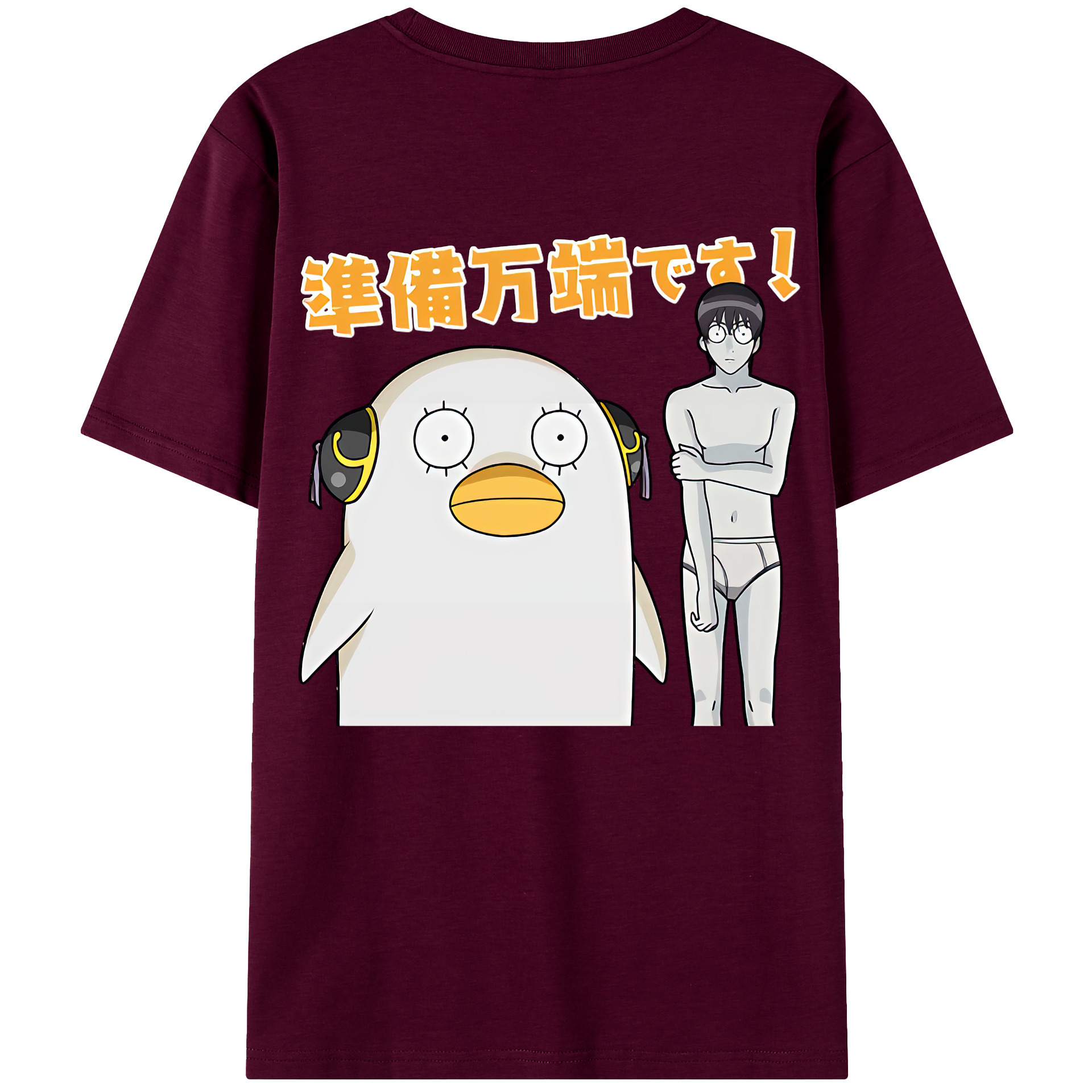 （画像用） ぎんたま 坂田銀時（さかたぎんとき） 神楽 志村新八（しむら しんぱち） GINTAMA Sakata Gintoki Kagura Shimura Shinpachi レディース半袖Tシャツ(バックプリント)